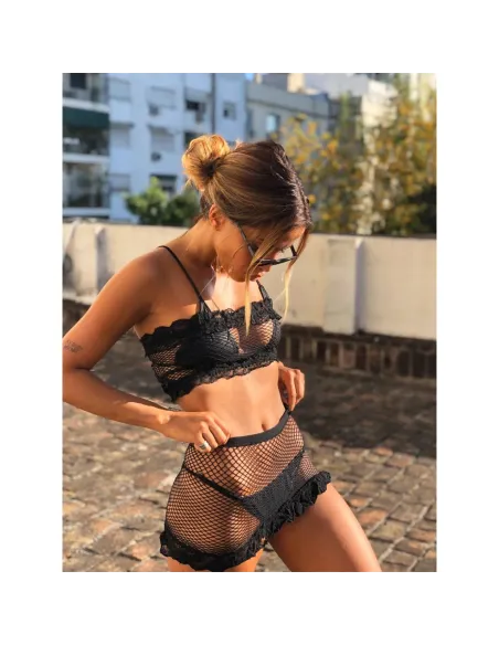 Conjunto bailantera blanco | Malena | Conjuntos