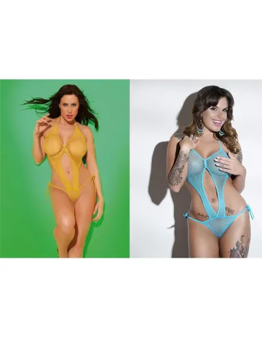 Trikini de red rojo | Malena | Bikinis y trikinis