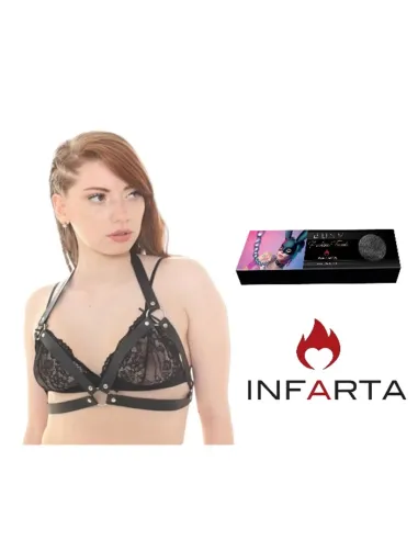 Corpiño negro regulable- fashion trends | Infarta fetish | Accesorios y outfits