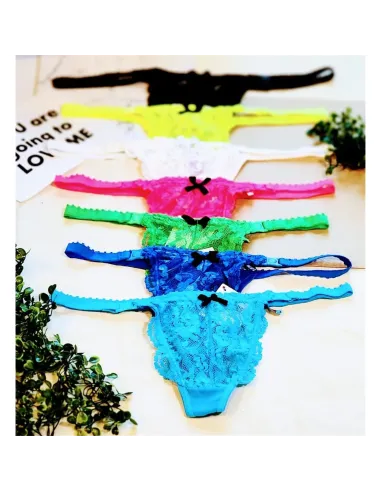 Broches- puntilla 02/90 negro | Mordisco | Tangas cola less