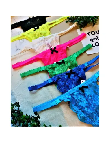 Broches- puntilla 02/90 rojo | Mordisco | Tangas cola less