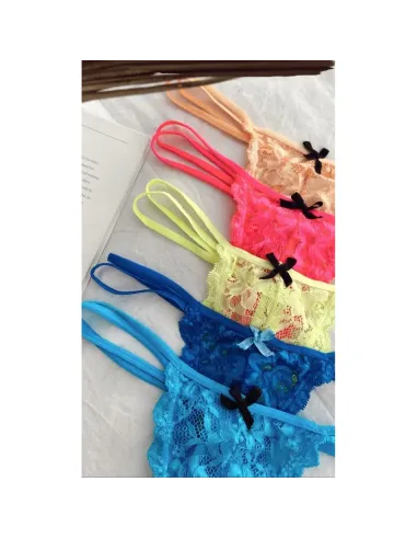 Novia - puntilla 02/90 negro | Mordisco | Tangas hilo dental