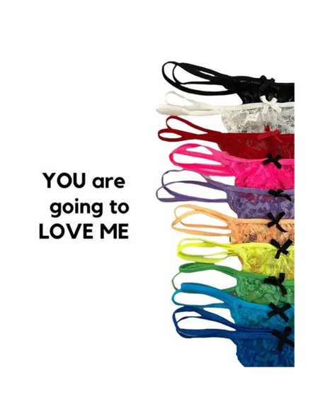 Novia - puntilla 02/90 rojo | Mordisco | Tangas hilo dental