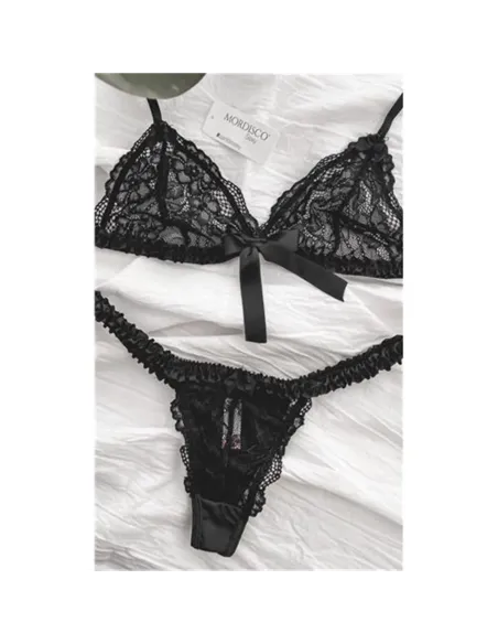 C. raso- triangulo sin aro de puntilla 02/90 blanco | Mordisco | Conjuntos