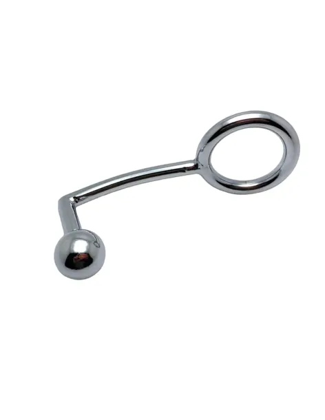 Gancho anal metal con aro 195gs bulk | Infarta toys | Dildos