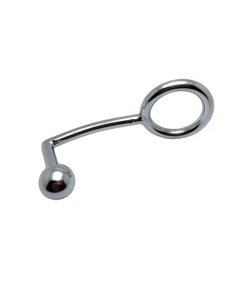 Gancho anal metal con aro 195gs bulk | Infarta toys | Dildos