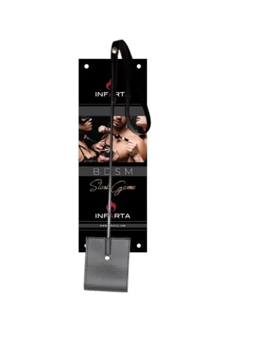 Palmeta chica eco cuero negro | Infarta fetish | Látigos y palmetas