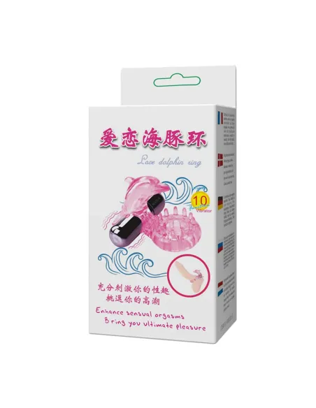 Anillo vibrador delfin rosa | Baile | Anillos