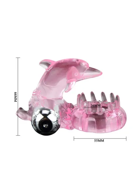 Anillo vibrador delfin rosa | Baile | Anillos