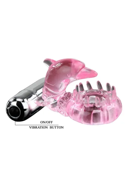 Anillo vibrador delfin rosa | Baile | Anillos