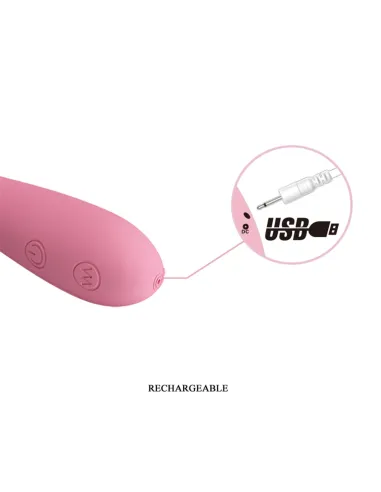 Vibrador gloria 30 funciones recargable usb silicona | Pretty love | Vibradores