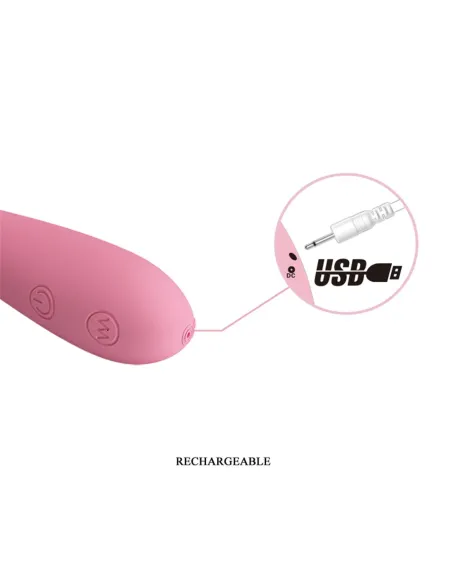 Vibrador gloria 30 funciones recargable usb silicona | Pretty love | Vibradores