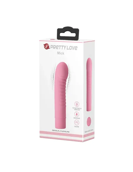 Vibrador mick 10 funciones silicona | Pretty love | Vibradores