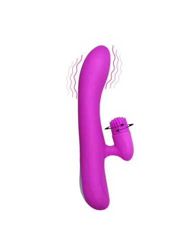 Vibrador cris clitoris rotativo 11 funciones silicona usb recargable | Pretty love | Rotadores