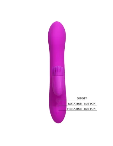 Vibrador cris clitoris rotativo 11 funciones silicona usb recargable | Pretty love | Rotadores