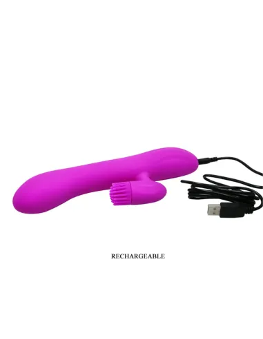 Vibrador cris clitoris rotativo 11 funciones silicona usb recargable | Pretty love | Rotadores
