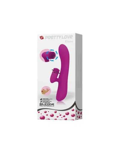 Vibrador cris clitoris rotativo 11 funciones silicona usb recargable | Pretty love | Rotadores