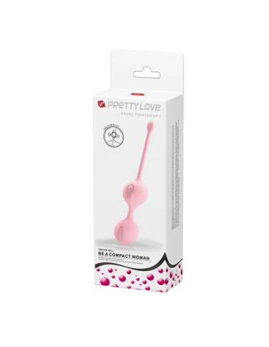 Bolas vaginales kegel rosa silicona | Pretty love | Bolas y huevos vaginales