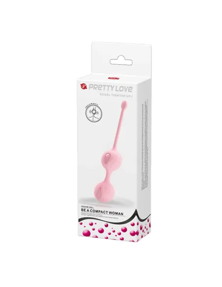 Bolas vaginales kegel rosa silicona | Pretty love | Bolas y huevos vaginales