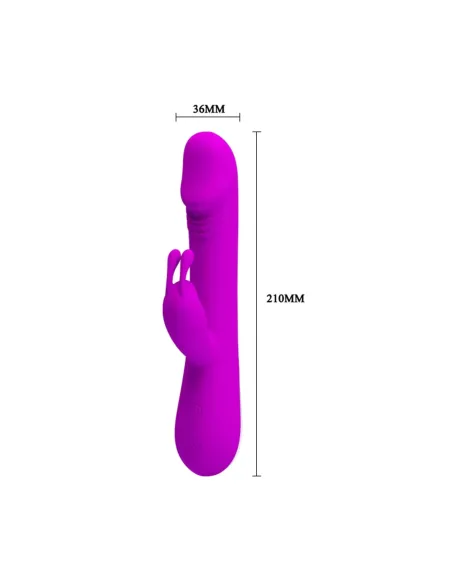 Vibrador robert 30 funciones silicona | Pretty love | Rabbits