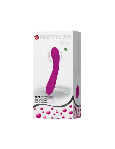 Vibrador tony 30 funciones recargable usb silicona | Pretty love | Vibradores