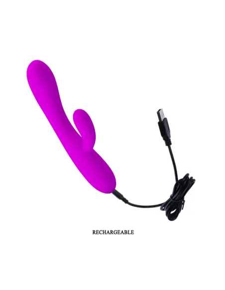 Vibrador victor 30 funciones recargable usb silicona | Pretty love | Punto g