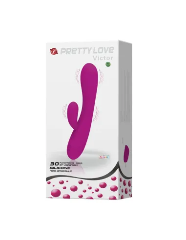 Vibrador victor 30 funciones recargable usb silicona | Pretty love | Punto g