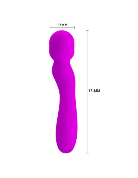 Vibrador masajeador paul recargable usb silicona | Pretty love | Masajeadores