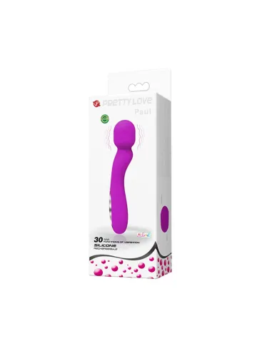 Vibrador masajeador paul recargable usb silicona | Pretty love | Masajeadores