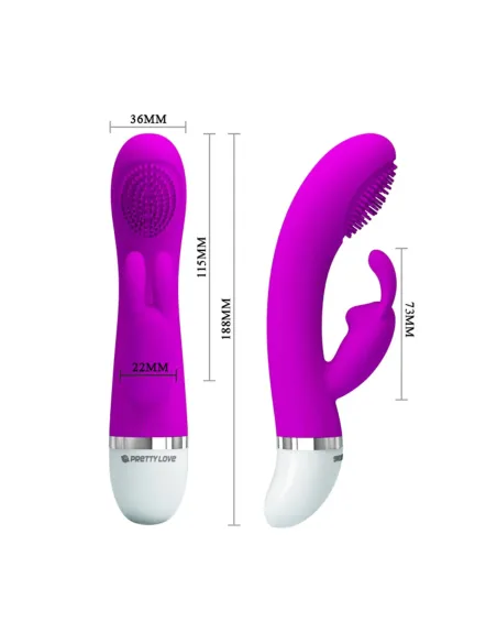 Vibrador christ 10 funciones silicona | Pretty love | Punto g