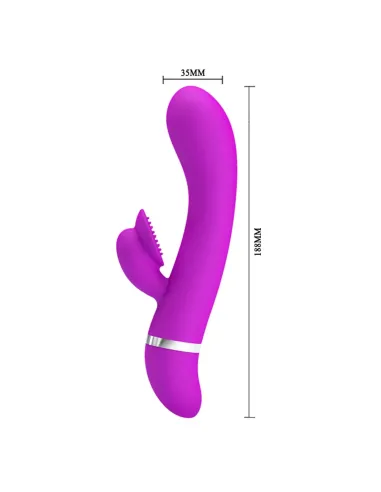 Vibrador bert 16 funciones silicona | Pretty love | Punto g