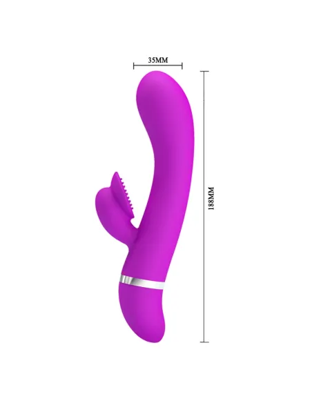Vibrador bert 16 funciones silicona | Pretty love | Punto g