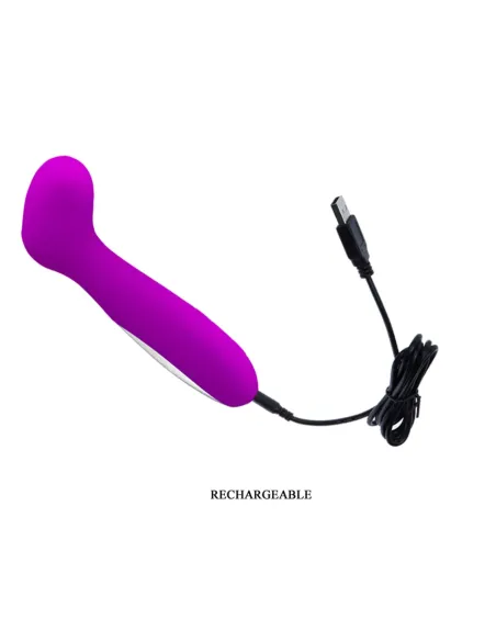 Vibrador hiram 30 funciones silicona recargable usb | Pretty love | Vibradores