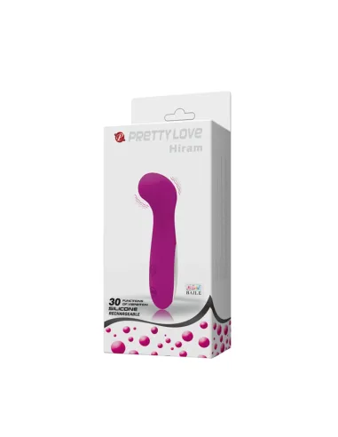 Vibrador hiram 30 funciones silicona recargable usb | Pretty love | Vibradores