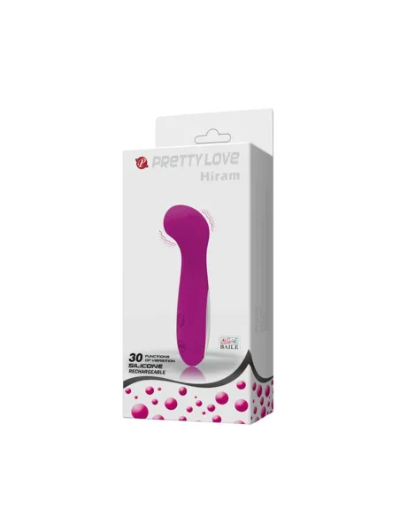 Vibrador hiram 30 funciones silicona recargable usb | Pretty love | Vibradores
