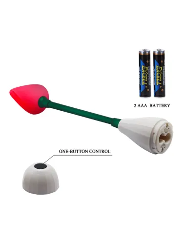 Vibrador tulipa flexible 28cm x 4cm | Baile | Vibradores