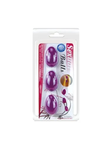 Anal ball x3 purple | Baile | Varitas y bolas