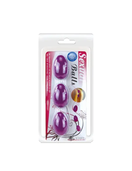 Anal ball x3 purple | Baile | Varitas y bolas