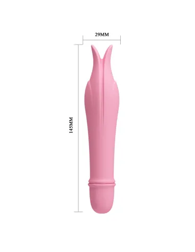 Vibrador edward silicona 10 funciones 14x5cm x 3cm | Pretty love | Vibradores