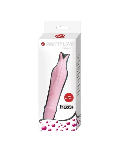 Vibrador edward silicona 10 funciones 14x5cm x 3cm | Pretty love | Vibradores