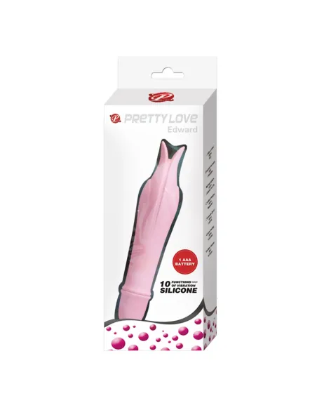 Vibrador edward silicona 10 funciones 14x5cm x 3cm | Pretty love | Vibradores