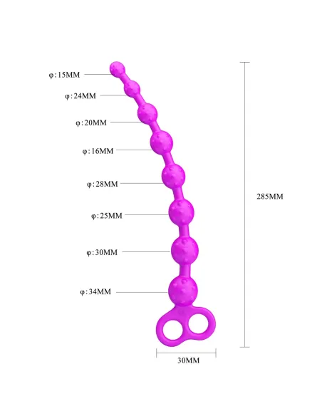 Varita de suave estimulación anal - parker | Pretty love | Varitas y bolas