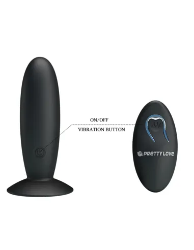 Consolador anal inalambrico control remoto silicona 11cmx3cm | Pretty love | Vibradores