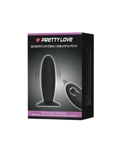 Consolador anal inalambrico control remoto silicona 11cmx3cm | Pretty love | Vibradores