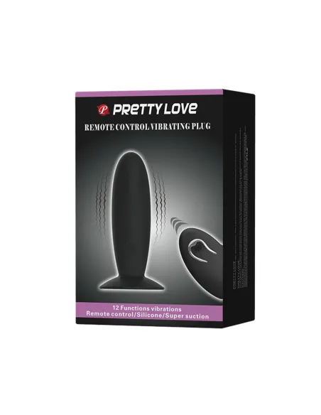 Consolador anal inalambrico control remoto silicona 11cmx3cm | Pretty love | Vibradores