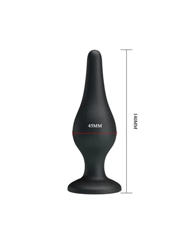 Consolador plug anal silicona 14cmx4,5cm | Pretty love | Dildos