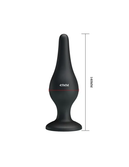 Consolador plug anal silicona 14cmx4,5cm | Pretty love | Dildos