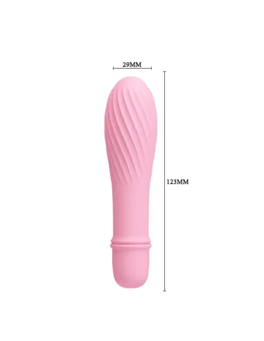 Vibrador solomon 10 func 12cm x 3cm | Pretty love | Vibradores