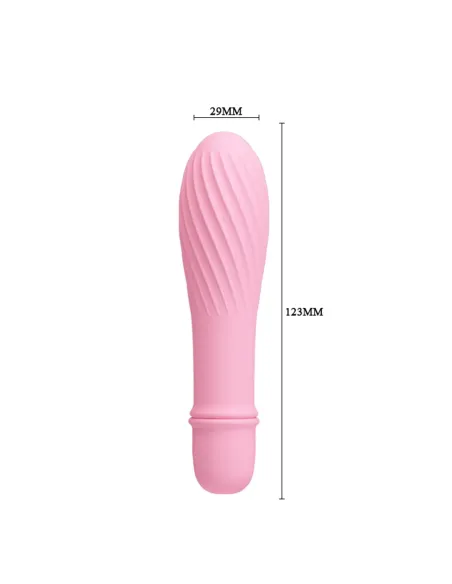 Vibrador solomon 10 func 12cm x 3cm | Pretty love | Vibradores