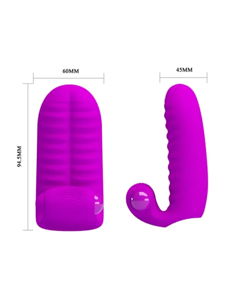 Vibrador abbott dedo 10cm x 6 cm | Pretty love | Para dedo